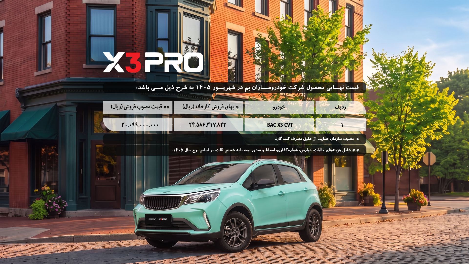 BAC X3 Pro